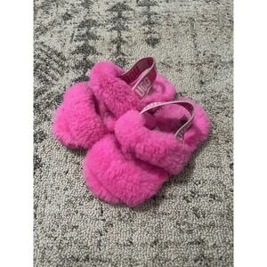 Toddler Girls Pink Ugg Slipper Sling back Size 9